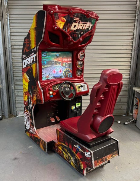 The Fast and The Furious Drift Arcade Driving Machine Carousel 2