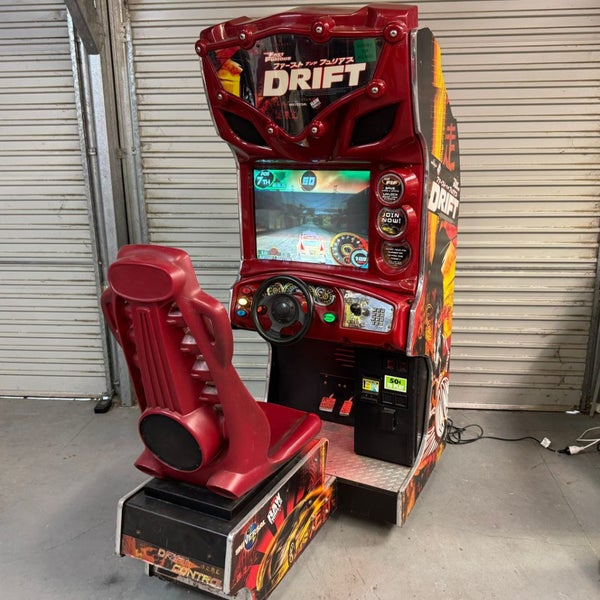 The Fast and The Furious Drift Arcade Driving Machine Carousel 1