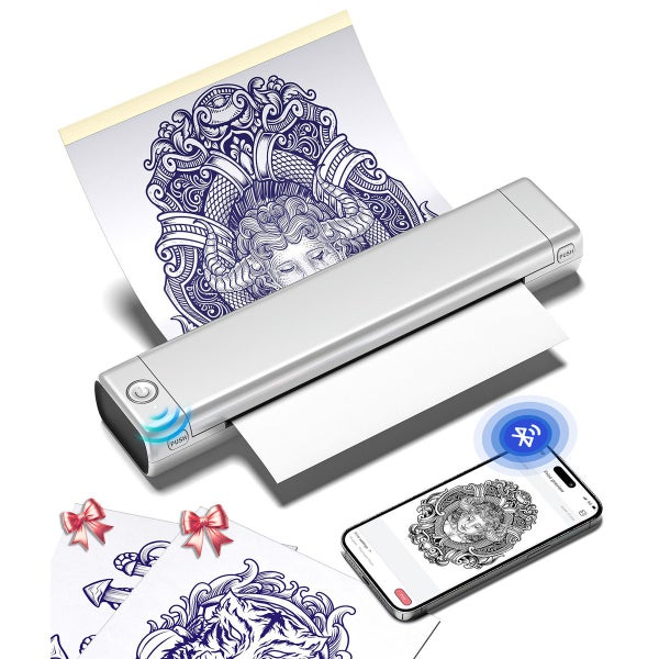 Phomemo M08F Wireless Tattoo Transfer Stencil Printer Carousel 2