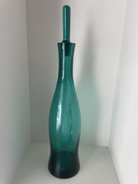Contemporary Vintage Green Genie Glass Bottle Carousel 1