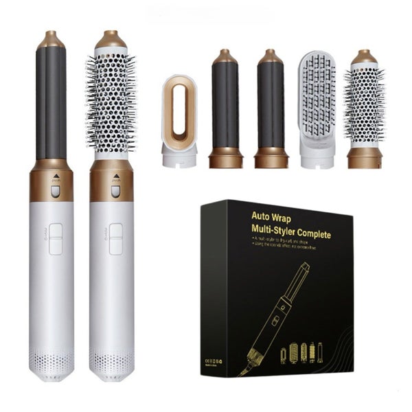 5 in 1 Hair Dryer Hot Comb Set Professional Curling Iron Hair Straightener Carousel 8