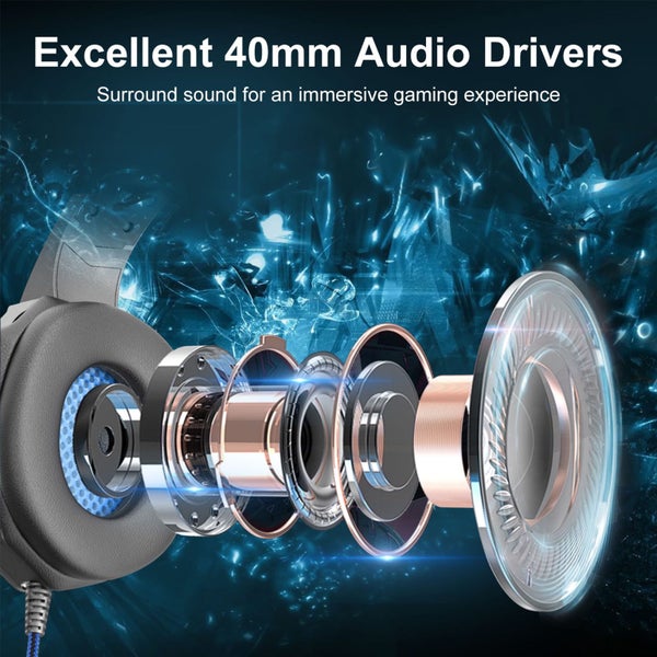 Gaming Headset Fits for PS5 PS4 Xbox One, Noise Cancelling Wired Gaming Hea Carousel 2