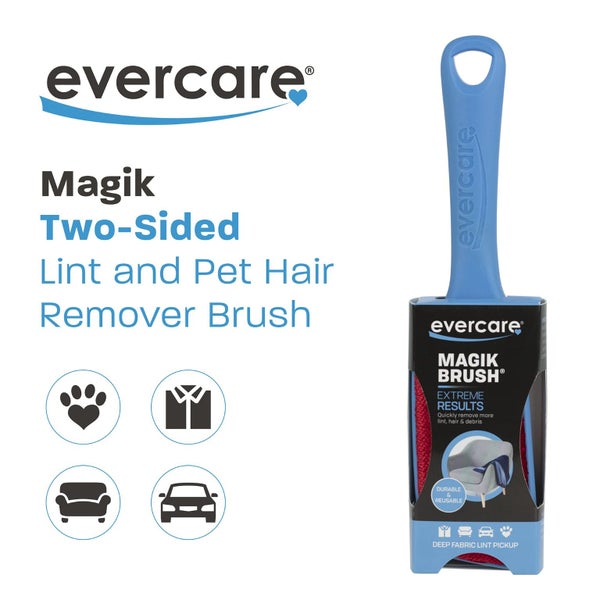 na Evercare Magik (2 Sided Lint Pic-Up Brush), (1 Pack), Black Carousel 2