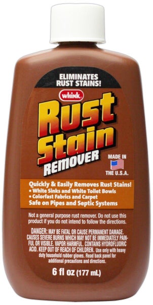 Whink 1261 Liquid Rust Stain Remover, 6 Oz, 6 Fl Oz, white, Unscented Carousel 1