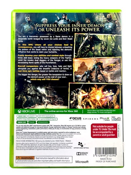 Bound by Flame (Xbox 360) *MINT COMPLETE* Carousel 2