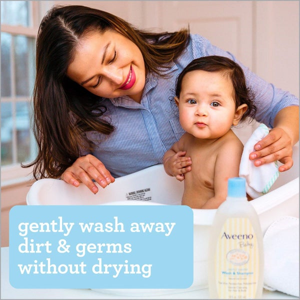 Aveeno Lightly Scented Baby Wash & Shampoo 8 oz. - Pack of 6 Carousel 2