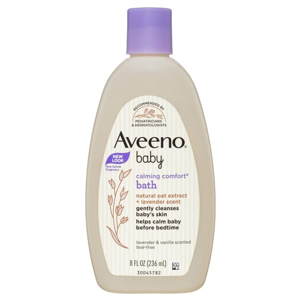 Aveeno Baby Calming Comfort Bath with Relaxing Lavender & Vanilla Scents, Hypoal Carousel 1