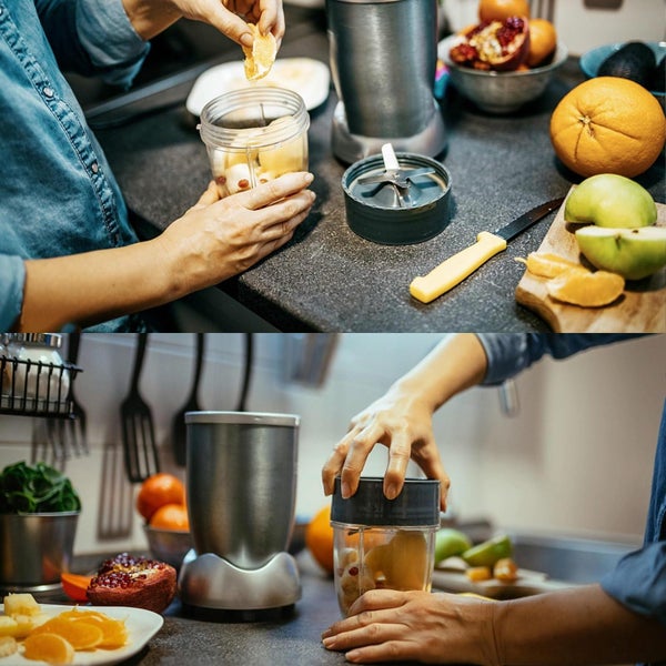 1200W Blender Extractor Cross Blade Replacement For Nutribullet Carousel 6