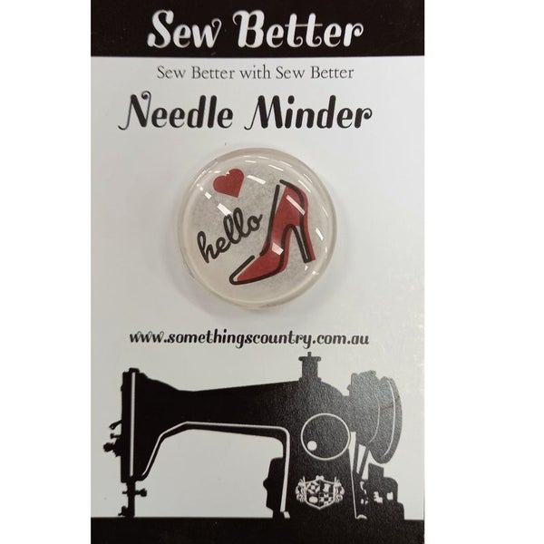 Sew Better Cross Stitch Needle Minder Keeper High Heel Magnet Carousel 2