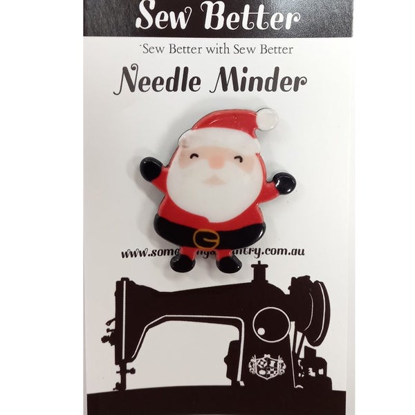 Sew Better Cross Stitch Needle Minder Keeper Santa Claus Magnet Carousel 2
