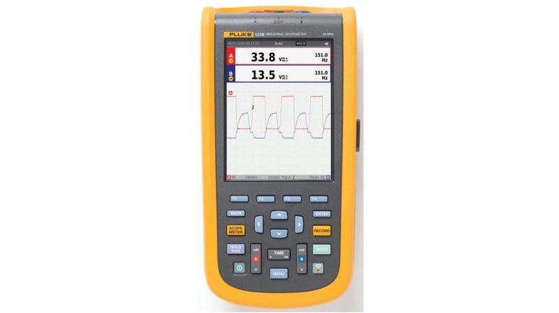 Fluke 123B ScopeMeter 120B Series, 20MHz Handheld Oscilloscope, 2 Analogue Ch... Carousel 1