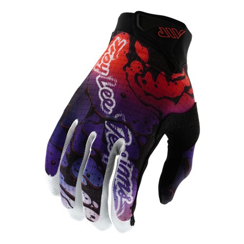 TROY LEE DESIGNS YOUTH AIR GLOVE DRIP BLACK / PURPLE Carousel 1