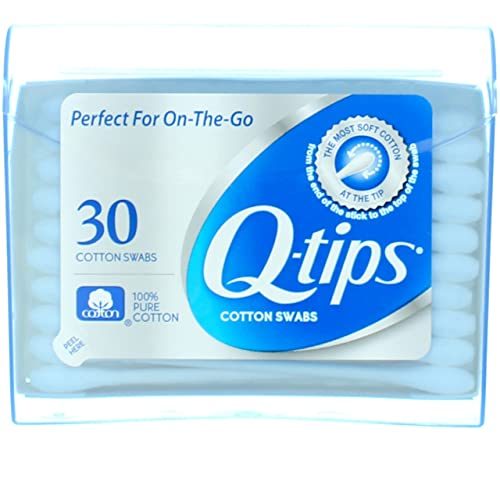 Q-tips Swabs Purse Pack 30 Each (Pack of 2) Carousel 1