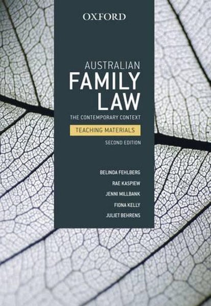 Australian Family Law by Belinda Fehlberg - Paperback Carousel 1
