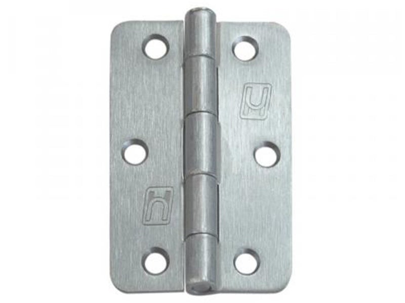 20 X SATIN CHROME HINGES 6.35MM RADIUS 90 X 60 Carousel 1