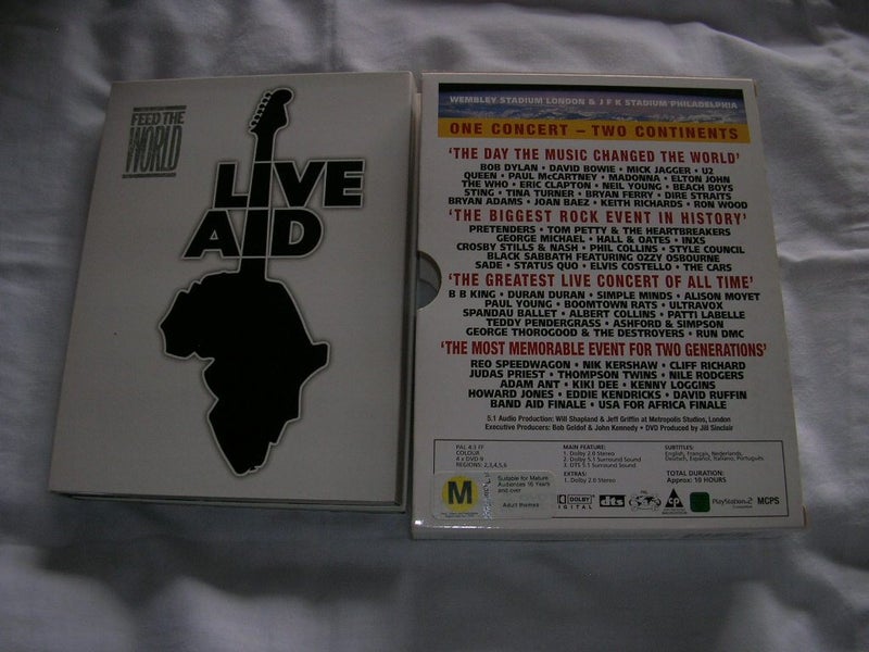 DVD - Live Aid - 4 DVD set Carousel 1