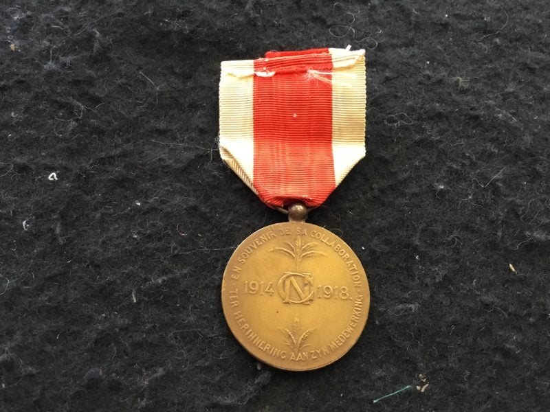 WW1 Belgium 1914-18 medal Carousel 2