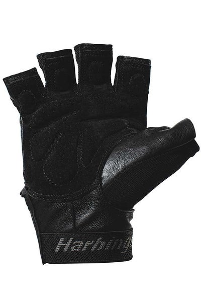 Harbinger Men's Training Grip Gloves Blk/Blu Small Carousel 2