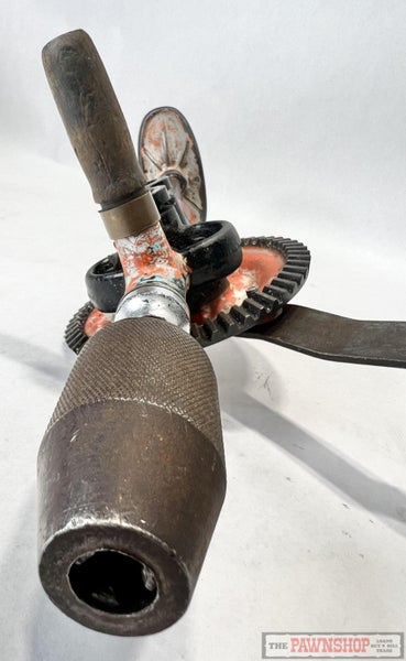 Vintage Stanley England Hand Drill Breast Manual Drill Carousel 10