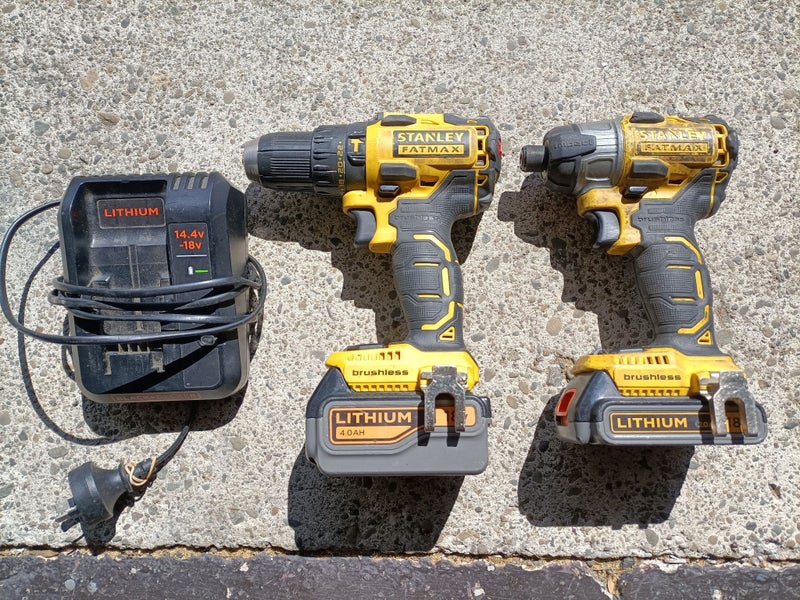 Stanley fatmax brushless drill and impact driver kit Carousel 1