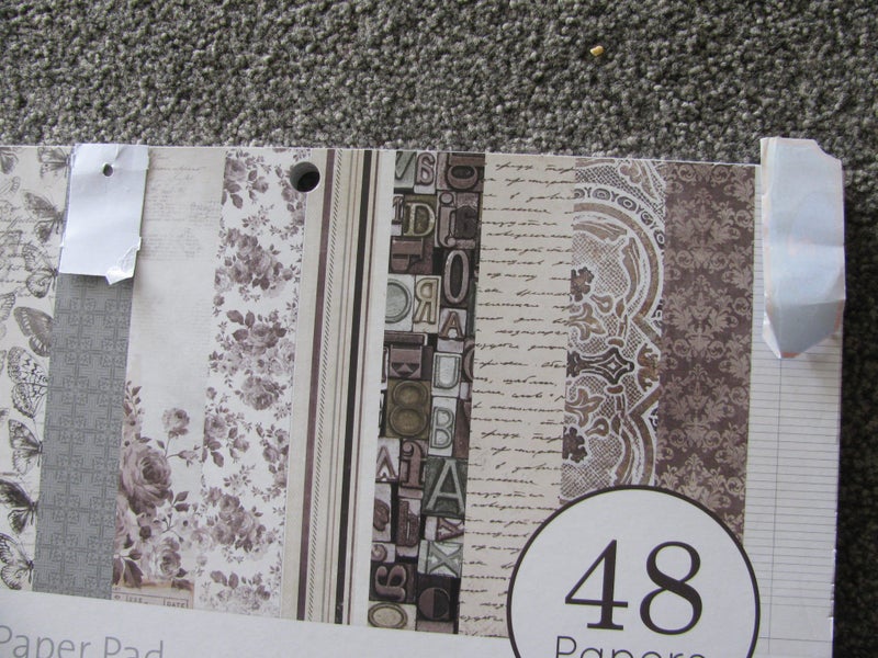 Kaisercraft - Pen & Ink - 12x12 paper 43 sheets Carousel 2