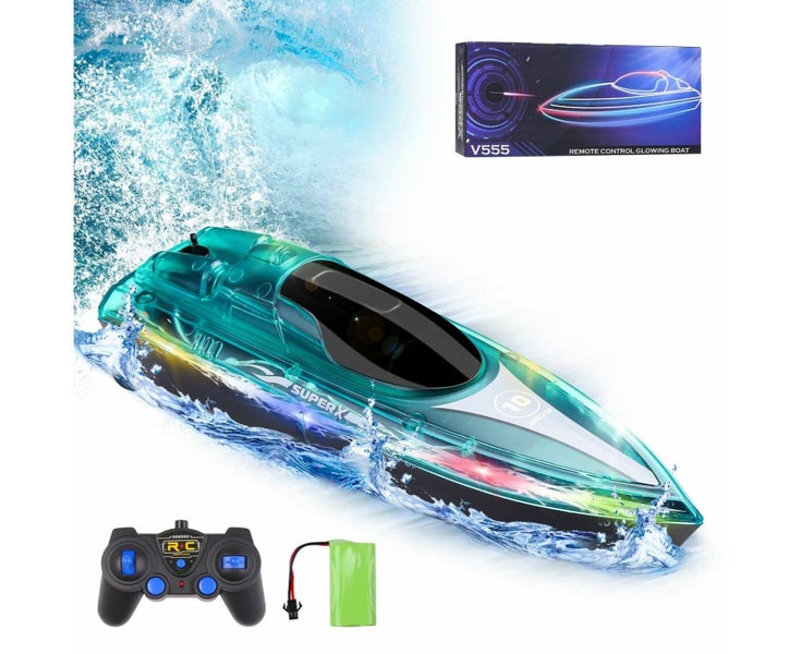 Electric RC Boats for Kids,High Speed Remote Control Boat for Kids, Fast Sp Carousel 1