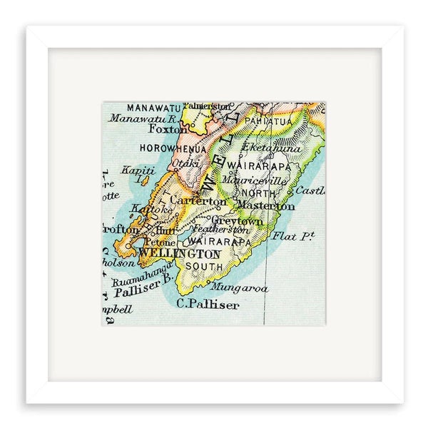 Wellington - Vintage Map Print Carousel 1