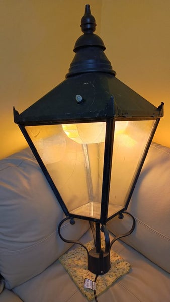 Large Victorian style post top light lamp, Converted to LED, Tested & Certified62854316329089114