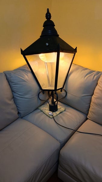 Large Victorian style post top light lamp, Converted to LED, Tested & Certified628543163290891110