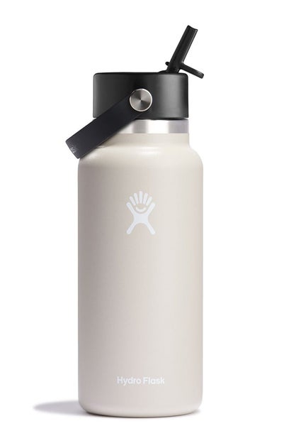 Hydro Flask 32oz (946ml) Wide Mouth w/ Flex Straw Cap Oat Carousel 1