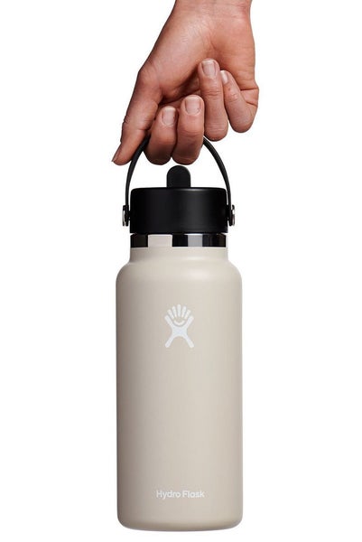 Hydro Flask 32oz (946ml) Wide Mouth w/ Flex Straw Cap Oat Carousel 2