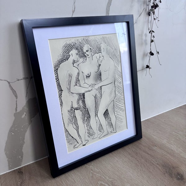Vintage Picasso 1960’s - “Three Nudes” - Original Zervos Book Plate Carousel 2