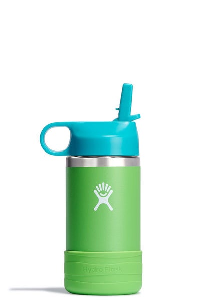 Hydro Flask 12oz (354ml) Wide Mouth Kids Drink Bottle Grass Carousel 1