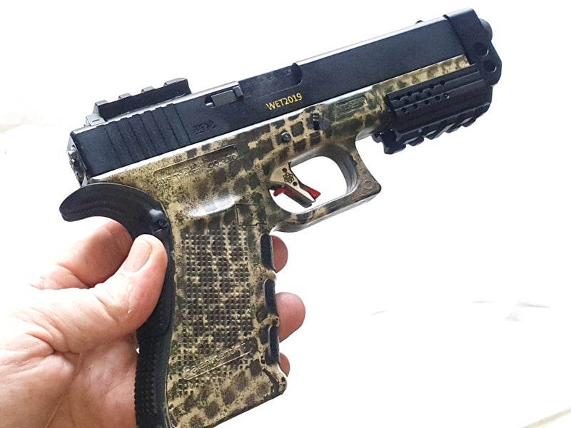 Airsoft WE Glock G17 Kit inc HPA mag adaptor Carousel 9