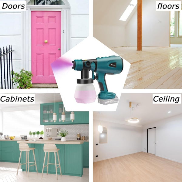 Adjustable Cordless Paint Sprayer|Hand Battery spray gun for multiple scenarios Carousel 10