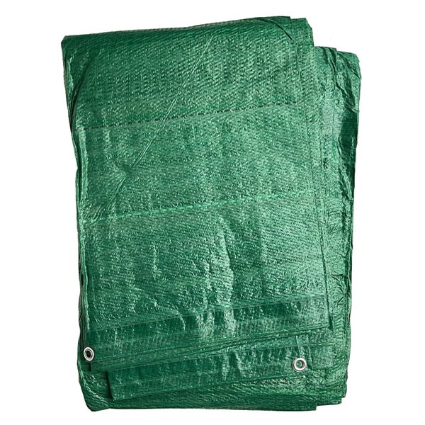 Tarpaulin Sheet Tarp Cover Ground Sheet Waterproof 5.4m x 7m / 18ft x 24ft TE608 Carousel 1
