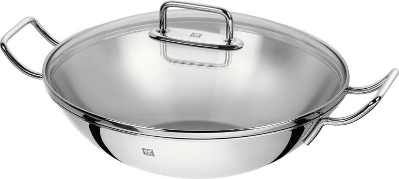 Wok - Zwilling Uncoated with Lid (32cm) Carousel 1