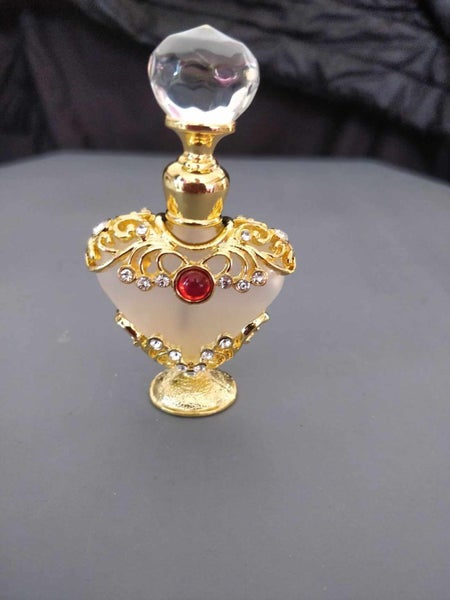 Small Gold with gems Refillable Perfume Bottle Carousel 1