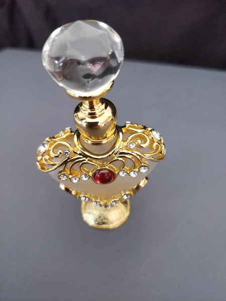 Small Gold with gems Refillable Perfume Bottle Carousel 2
