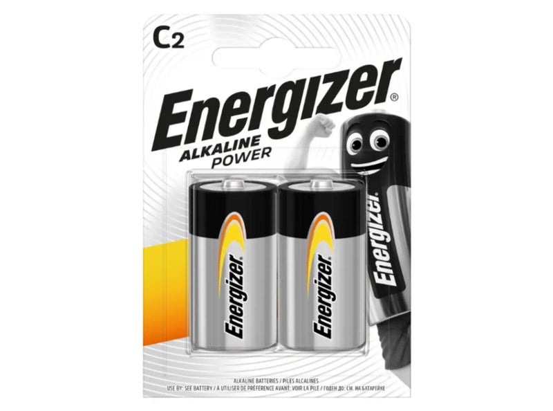 Energizer alkaline power C size (LR14) Battery (C2 pack) Carousel 1