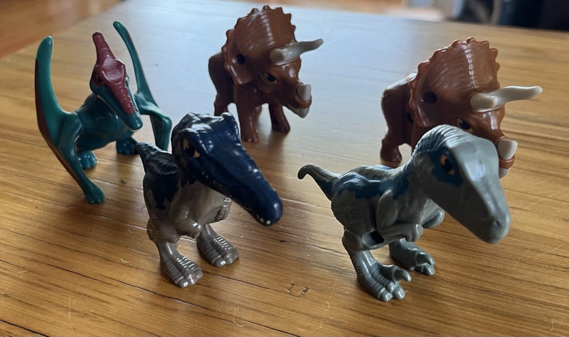 2020 McDonald's Jurassic World Happy Meal Dinosaur Figurines Carousel 1