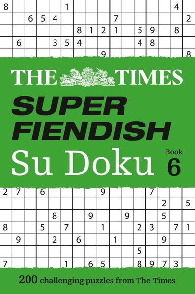 The Times Super Fiendish Su Doku Book 6 by The Times Mind Games - Paperback Carousel 1