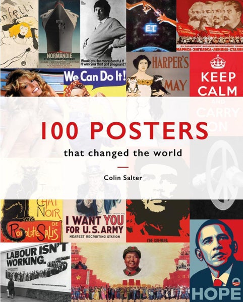 100 Posters That Changed The World by Colin T. Salter - Hardcover Carousel 1