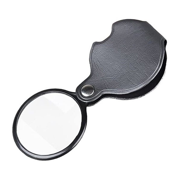 5X Folding Magnifying Glass Mini Pocket Magnifier Monocle for Reading Maps Menus Carousel 1
