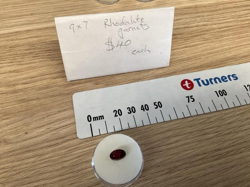 Rhodolite Garnet (15pce) 9mm - 2mm Carousel 2
