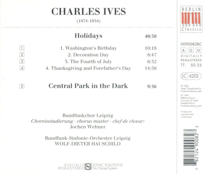 IVES: 'Holidays' Symphony/ Central Park in The Dark - Leipzig R.S.O./ Hauschild Carousel 2