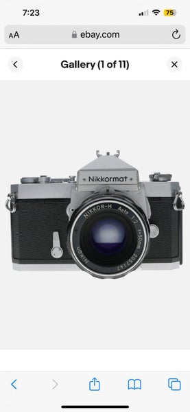 Nikon Nikkormat FT35mm SLR film camera Carousel 1
