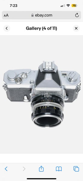 Nikon Nikkormat FT35mm SLR film camera Carousel 4