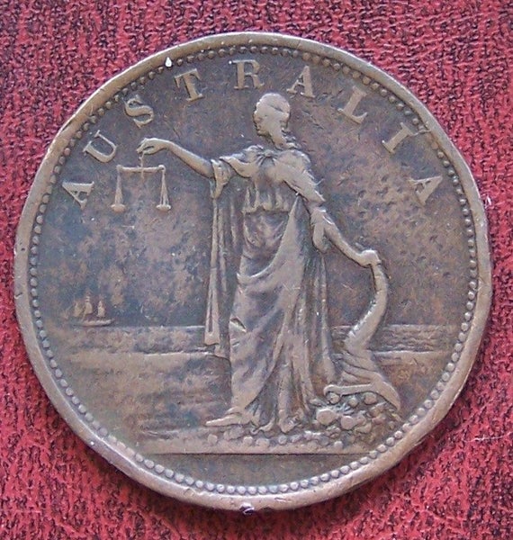 AUSTRALIA TRADESMEN TOKEN MARTIN SACH 1d Carousel 2