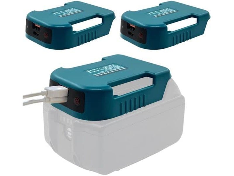 #PTN Makita 14.4V 18V Battery USB Power Charger Power Adapter Carousel 1